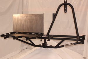 UNIVERSAL HITCH MOUNT RACK WITH COOLER/WORK TABLE & GRILL MOUNT
