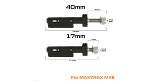 MAXTRAX Mounting Pin Set - MKII/ X-Series 17mm
