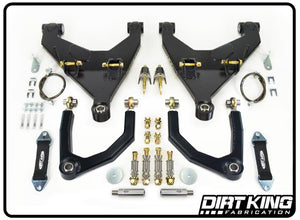 Dirt King 3.5″ Long Travel Kit | DK-812908-H with Heim Joints| Toyota 03-09 4Runner, 07-09 FJ Cruiser, GX470 (Non KDSS)