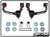 Dirt King Tubular Upper Control Arms 03+ Toyota 4Runner, 07-14 Toyota FJ Cruiser, 03-09 GX470, 10+ GX460