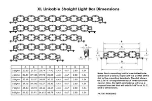 Baja Designs XL Linkable, 8 XL Clear LED Light Bar