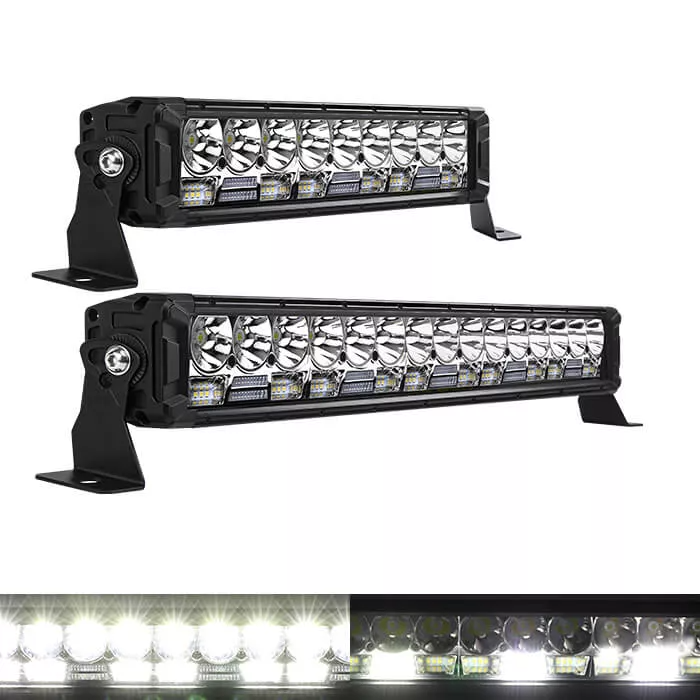 Flood and Spot Beam with DRL Light Bars