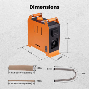 All-in-One Diesel Air Heater - Bluetooth Capable